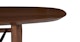 Lenia Walnut Oval Coffee Table - Gallery View 6 of 10.