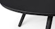 Halden Dark Charcoal Oval Coffee Table - Gallery View 6 of 10.