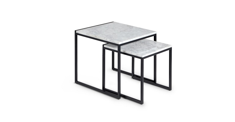 Scindo Black Nesting Table - Primary View 1 of 11 (Open Fullscreen View).