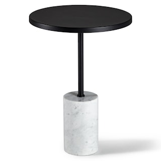 Narro Marble Side Table - Black