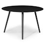 Ballo 47" Outdoor Dining Table - Black