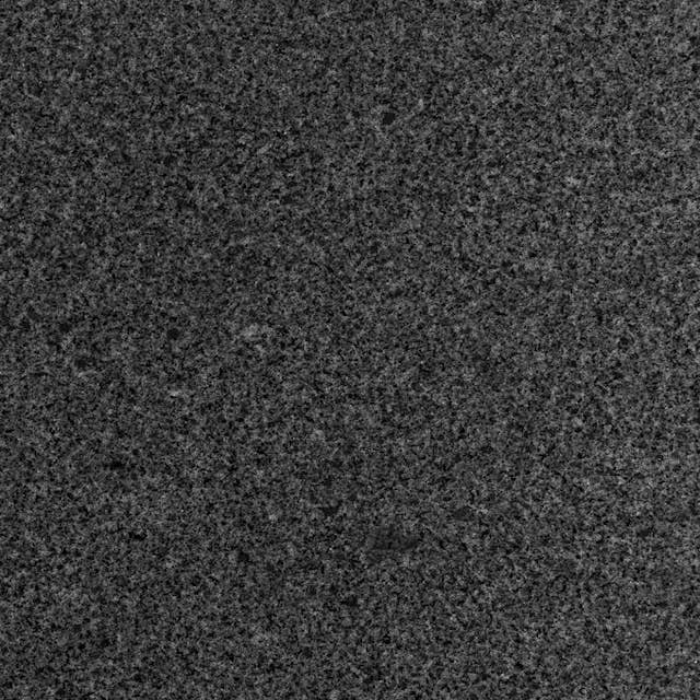 18" Black Powder Coated Steed & Granite Side Table Gera Article