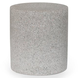 Solina Outdoor Stool - Gray Terrazzo