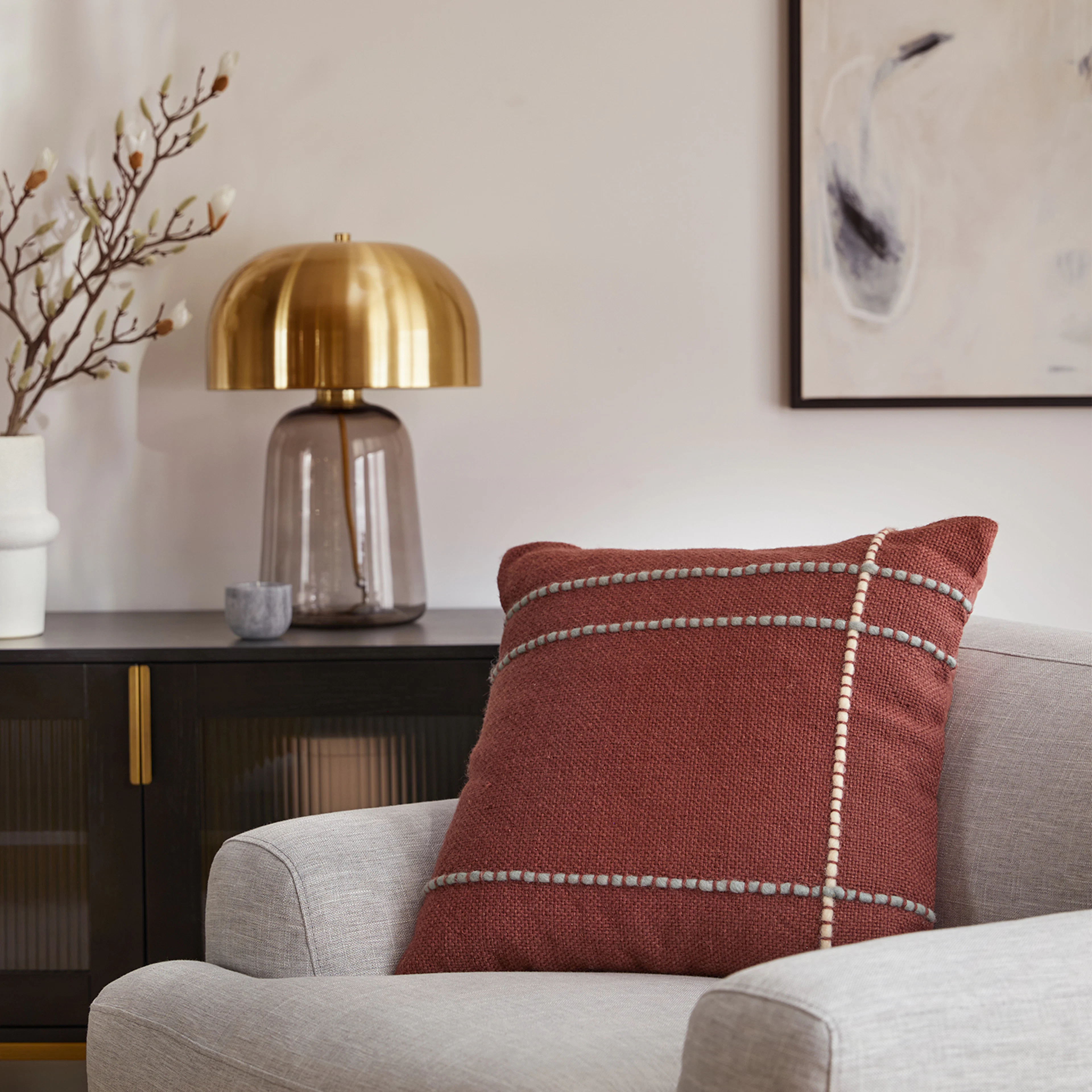 Koepel Large Brass Table Lamp - Stylish & Modern