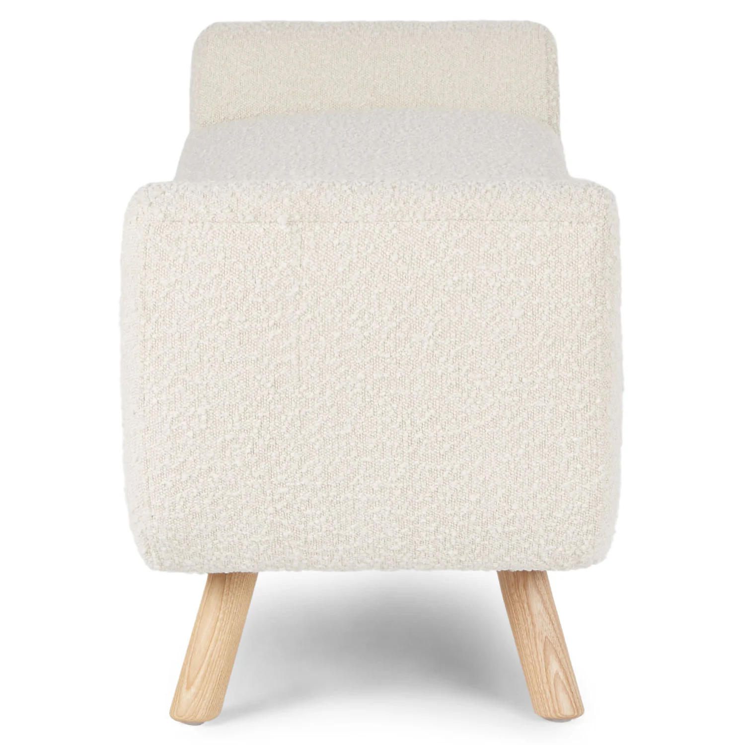 Gabriola 60" Bench - Ivory Bouclé