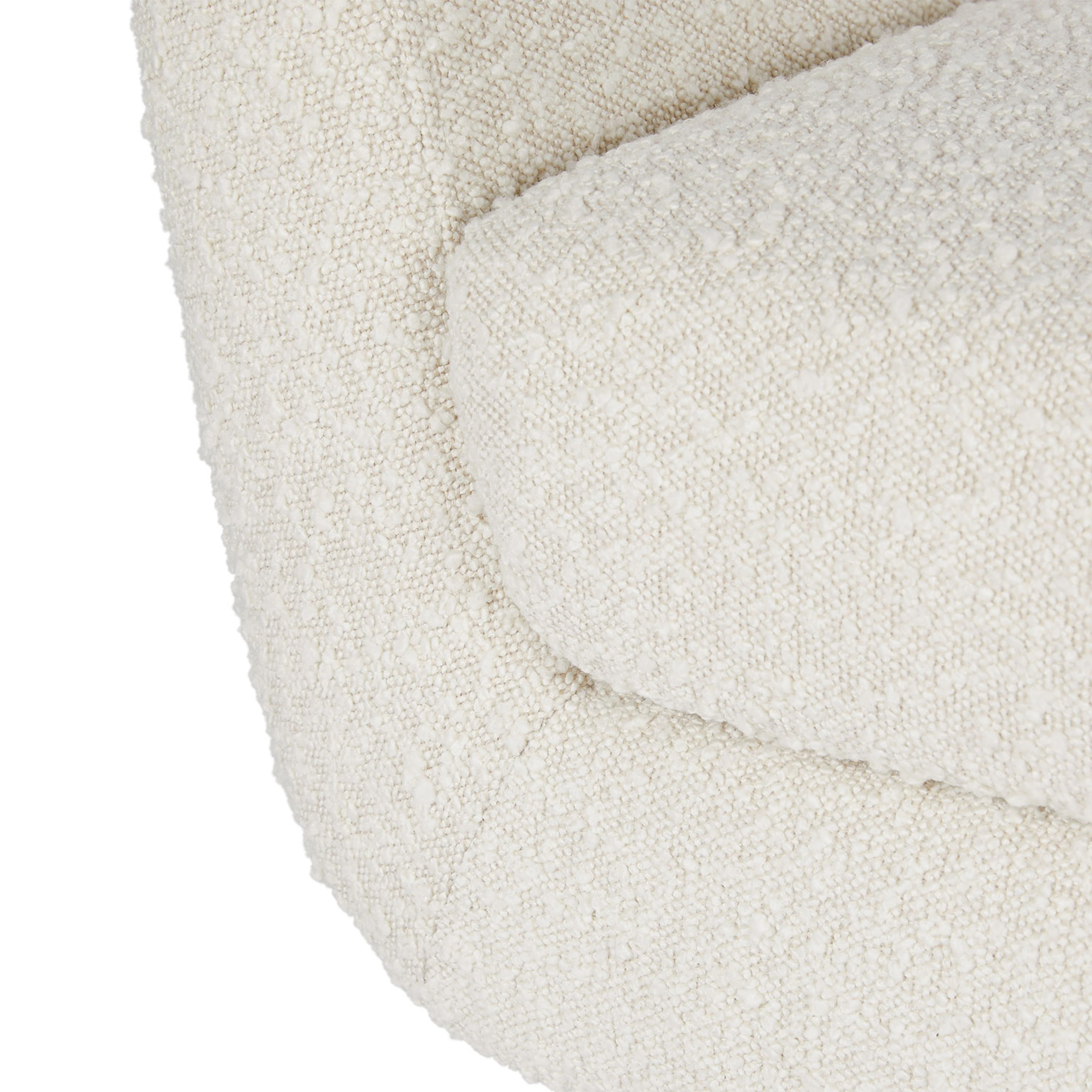 Gabriola 60" Bench - Ivory Bouclé