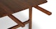 Kirun Walnut Dining Table, Extendable - Gallery View 8 of 12.