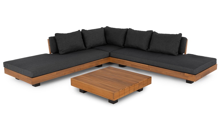 Lubek Slate Gray Sectional Set - Primary View 1 of 11 (Open Fullscreen View).