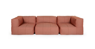 Corvos Saffron Red Modular Sofa