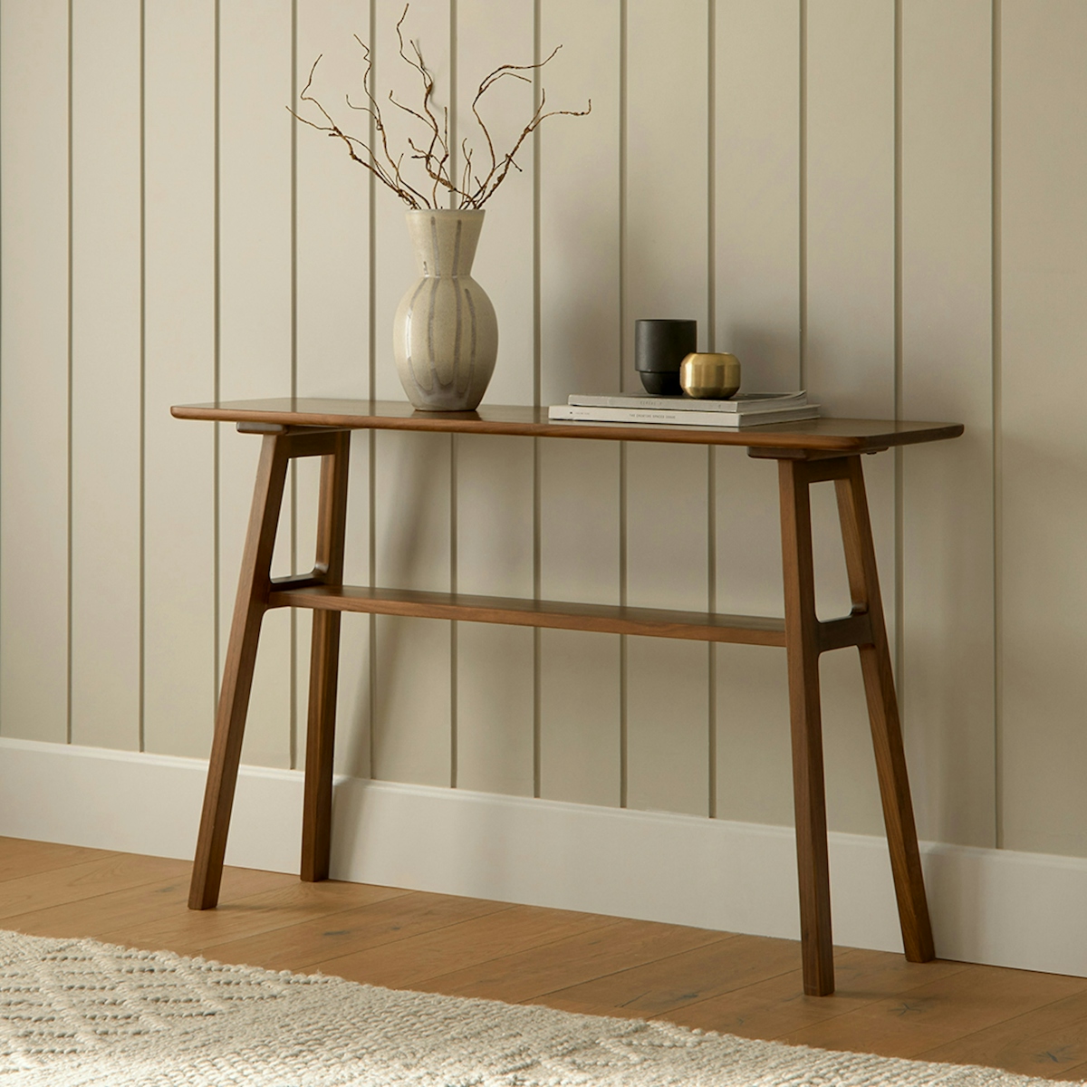 Kirun American Walnut Wood Console Table | Article