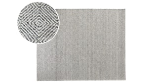 Bovi Silver Gray Rug 8 x 10