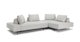 Divan Mist Gray Right Sectional - Gallery View 1 of 12.
