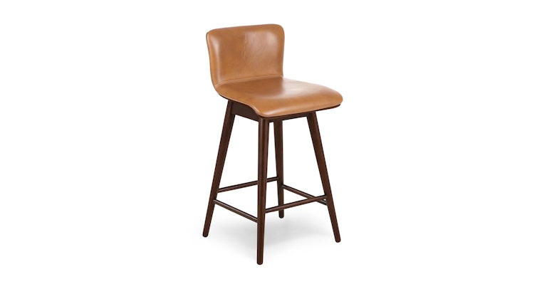 Sede Toscana Tan Walnut Swivel Counter Stool - Primary View 1 of 11 (Open Fullscreen View).