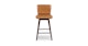 Sede Toscana Tan Walnut Swivel Counter Stool - Gallery View 2 of 11.