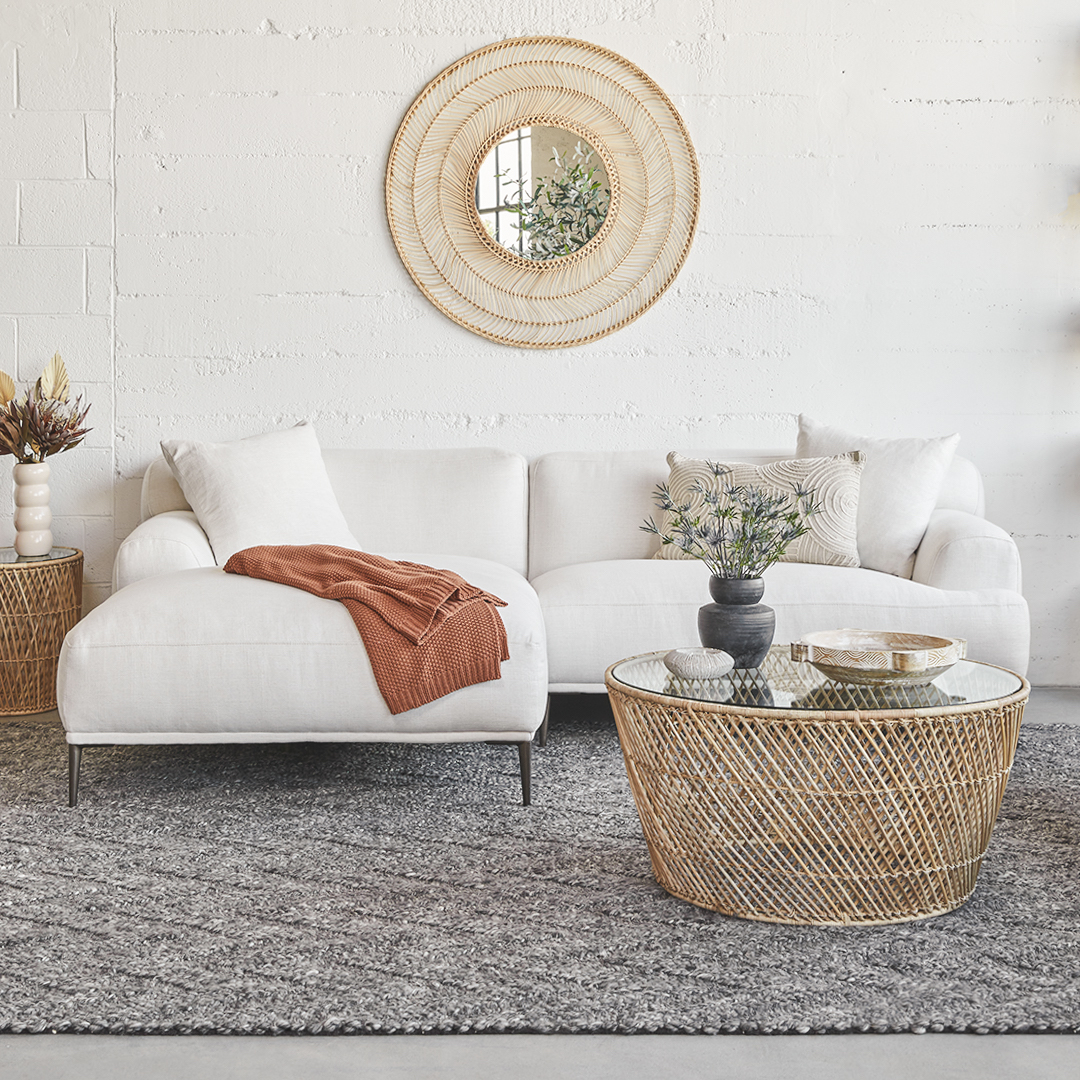 Emil quartz white sofa hotsell