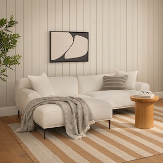 Abisko 94.5" Left Sectional - Quartz White