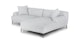Abisko Mist Gray Right Sectional - Gallery View 3 of 12.