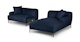 Abisko Aurora Blue Right Sectional - Gallery View 4 of 11.