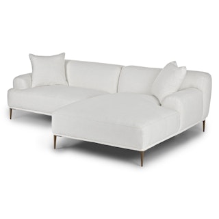 Abisko 94.5" Right Sectional - Quartz White