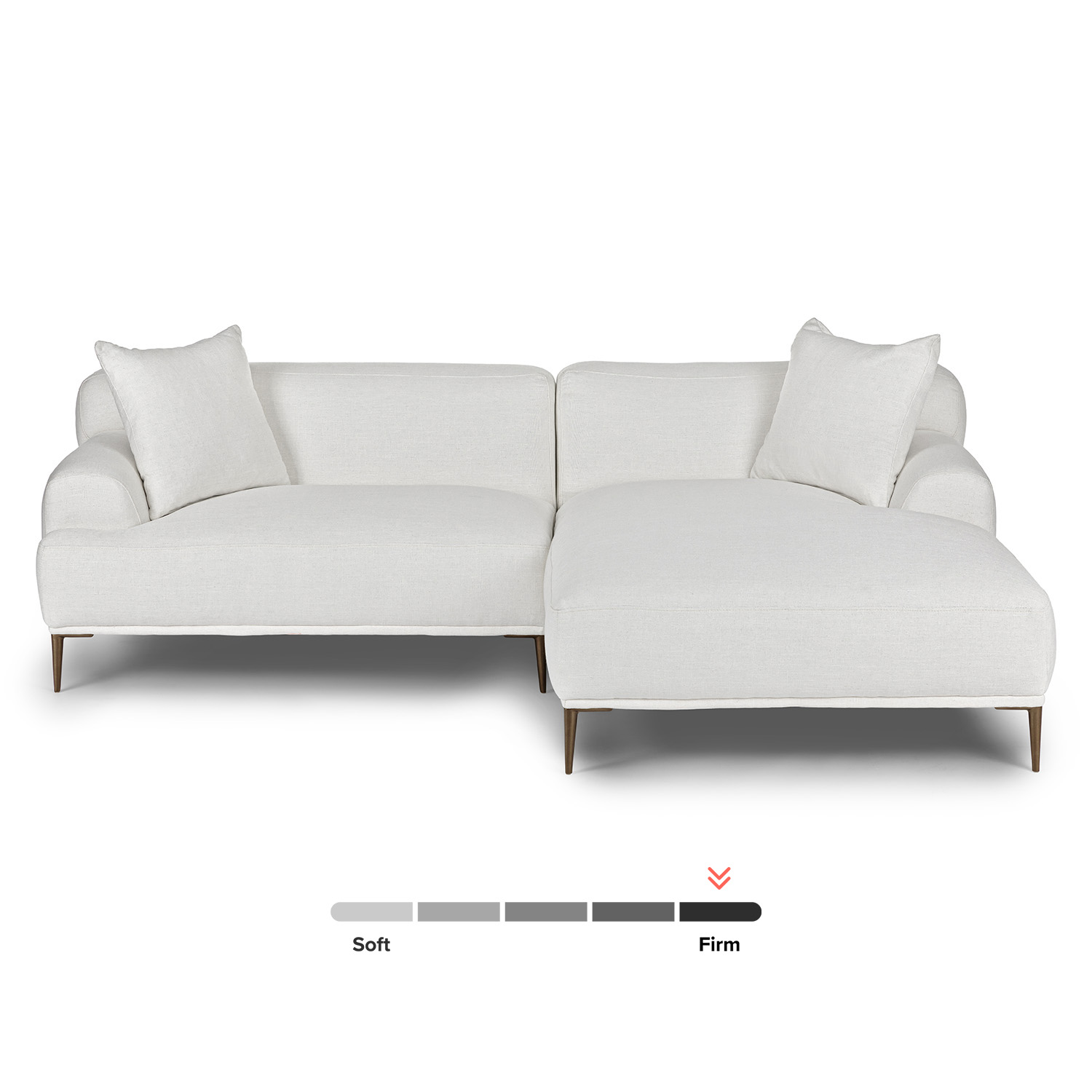 Abisko 94.5” Velvet Right Sectional - Thumbnail 2