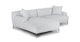 Abisko Mist Gray Left Sectional - Gallery View 3 of 12.