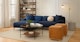 Abisko Aurora Blue Left Sectional - Gallery View 2 of 11.