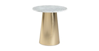 Tromso Brass Side Table