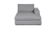 Beta Summit Gray Right Chaise - Gallery View 1 of 12.