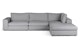 Beta Summit Gray Right Modular Sectional - Gallery View 1 of 10.