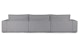 Beta Summit Gray Right Chaise Sectional - Gallery View 5 of 13.