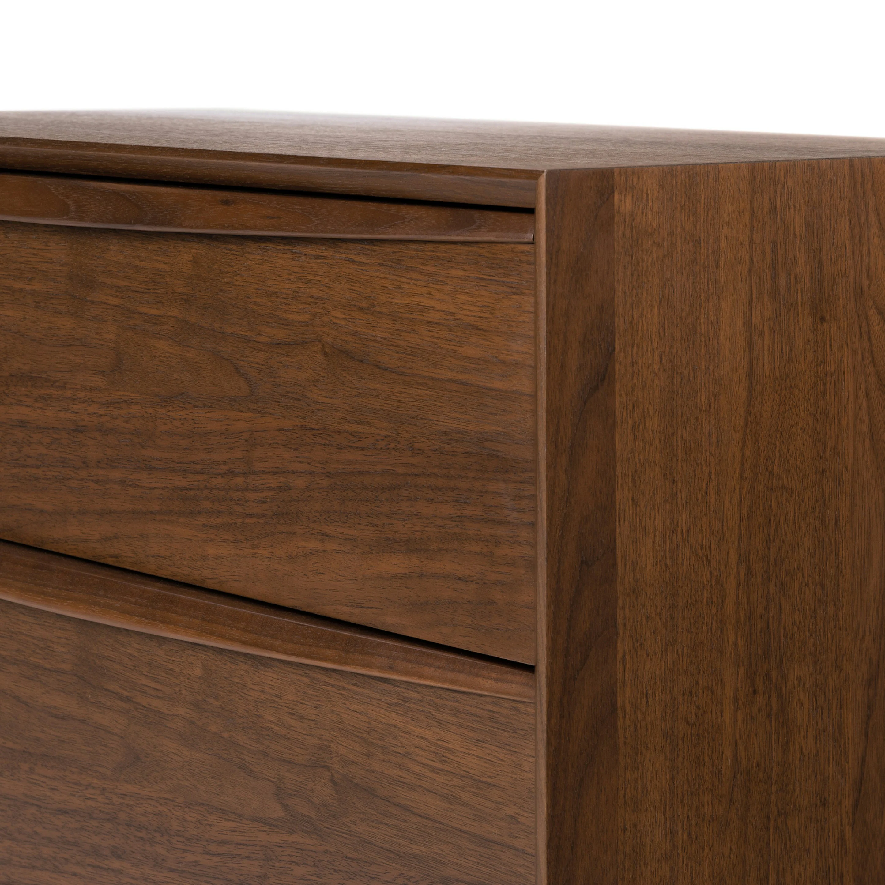 Lenia 4-Drawer Chest - Walnut