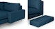 Nova Twilight Blue Reversible Sectional - Gallery View 9 of 11.