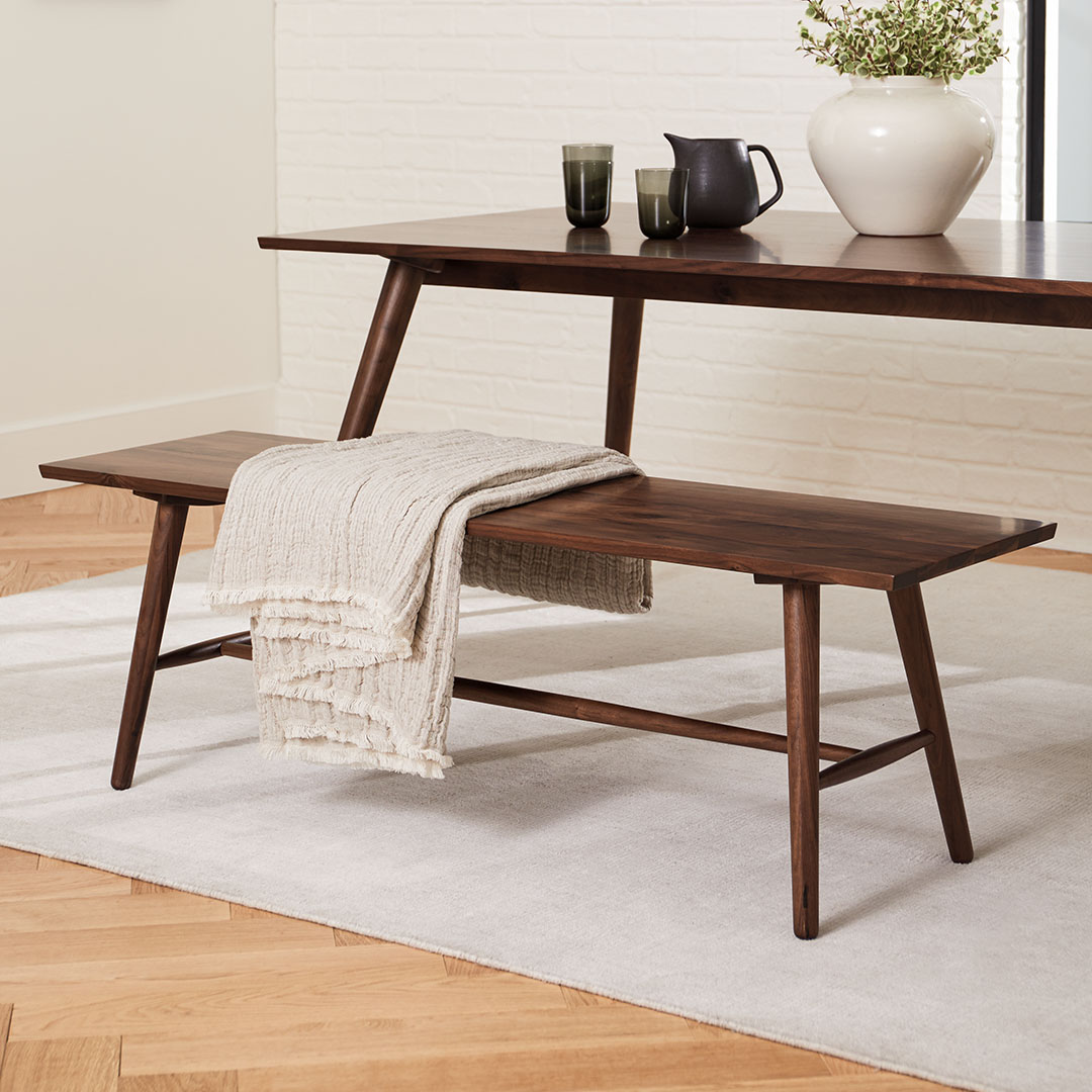 Seno 55" Bench - Walnut by Article