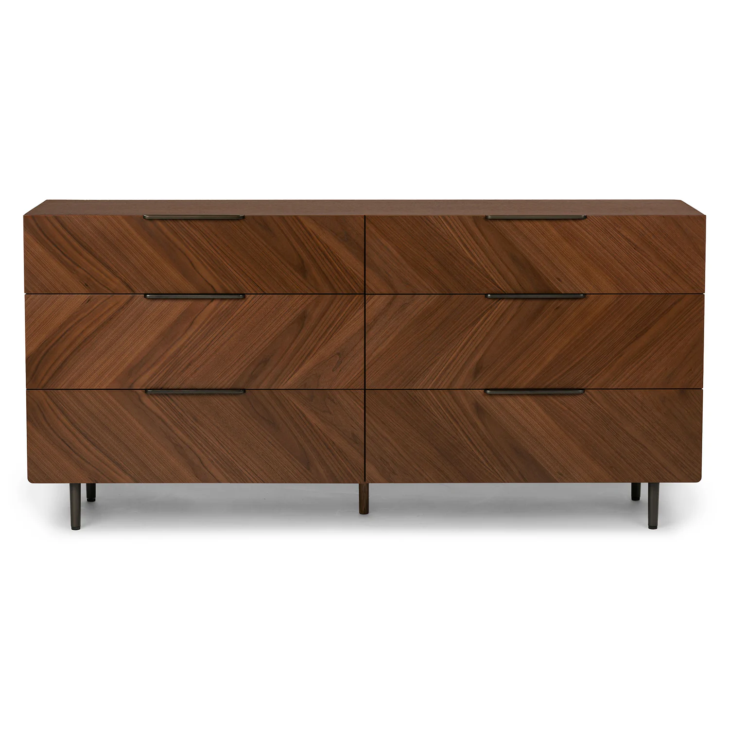 Nera 6-Drawer Double Dresser - Walnut