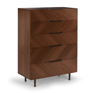Nera 5-Drawer Chest - Walnut