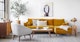 Sven Yarrow Gold Right Sectional Sofa - Gallery View 2 of 14.