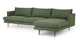 Burrard Forest Green Right Sectional - Gallery View 3 of 12.