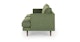Burrard Forest Green Loveseat - Gallery View 4 of 10.