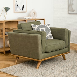 Timber Olio Green Chair