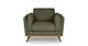 Timber Olio Green Chair - Gallery View 1 of 11.