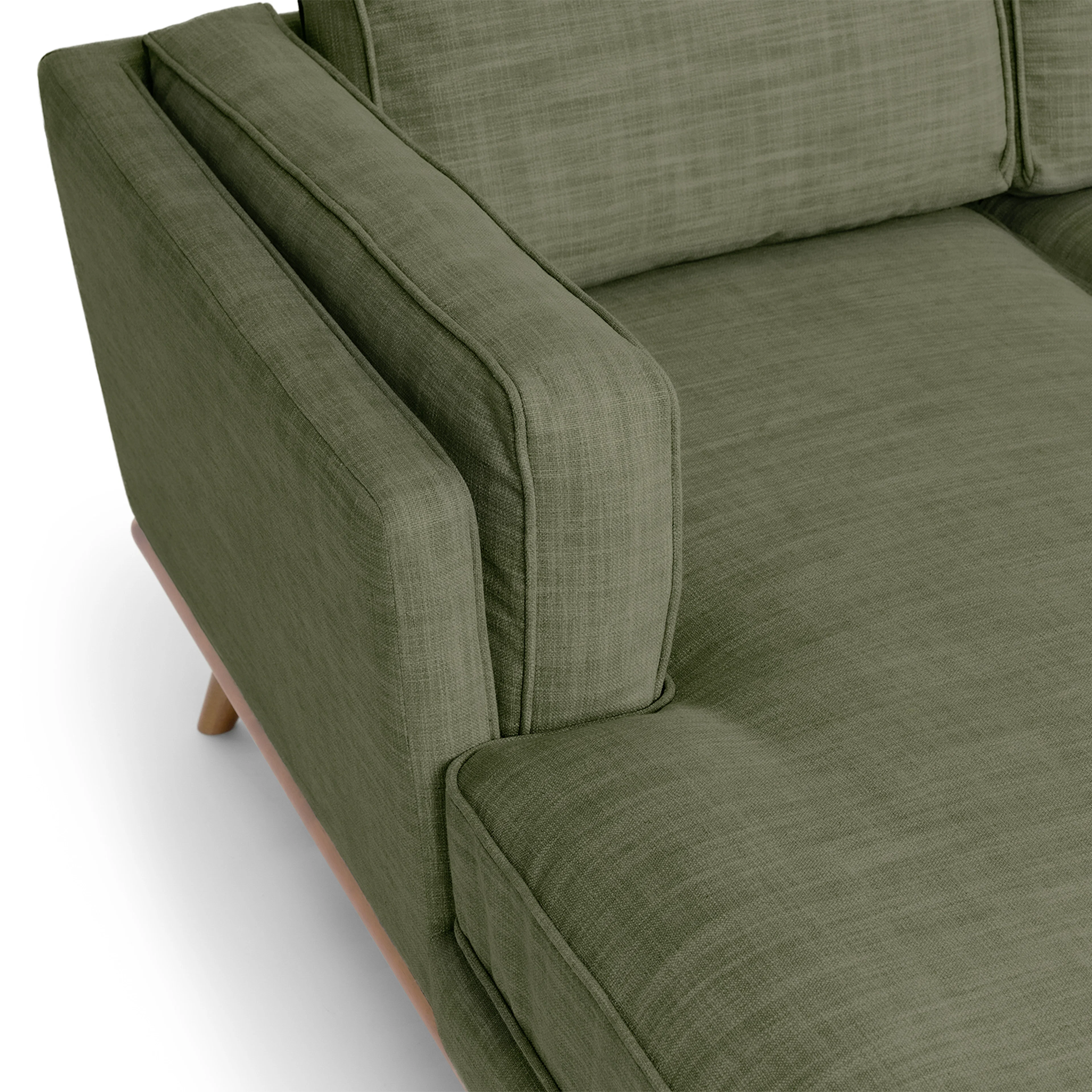 Timber 93" Right Sectional - Olio Green
