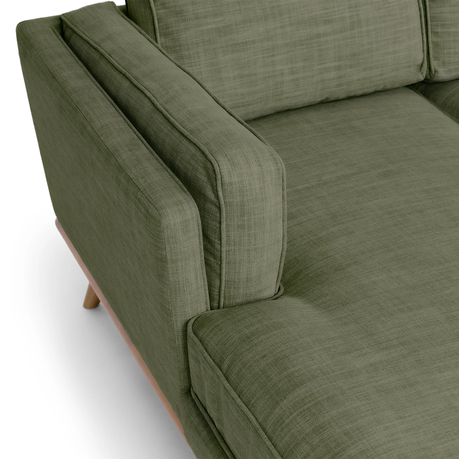 Timber 93" Right Sectional - Olio Green