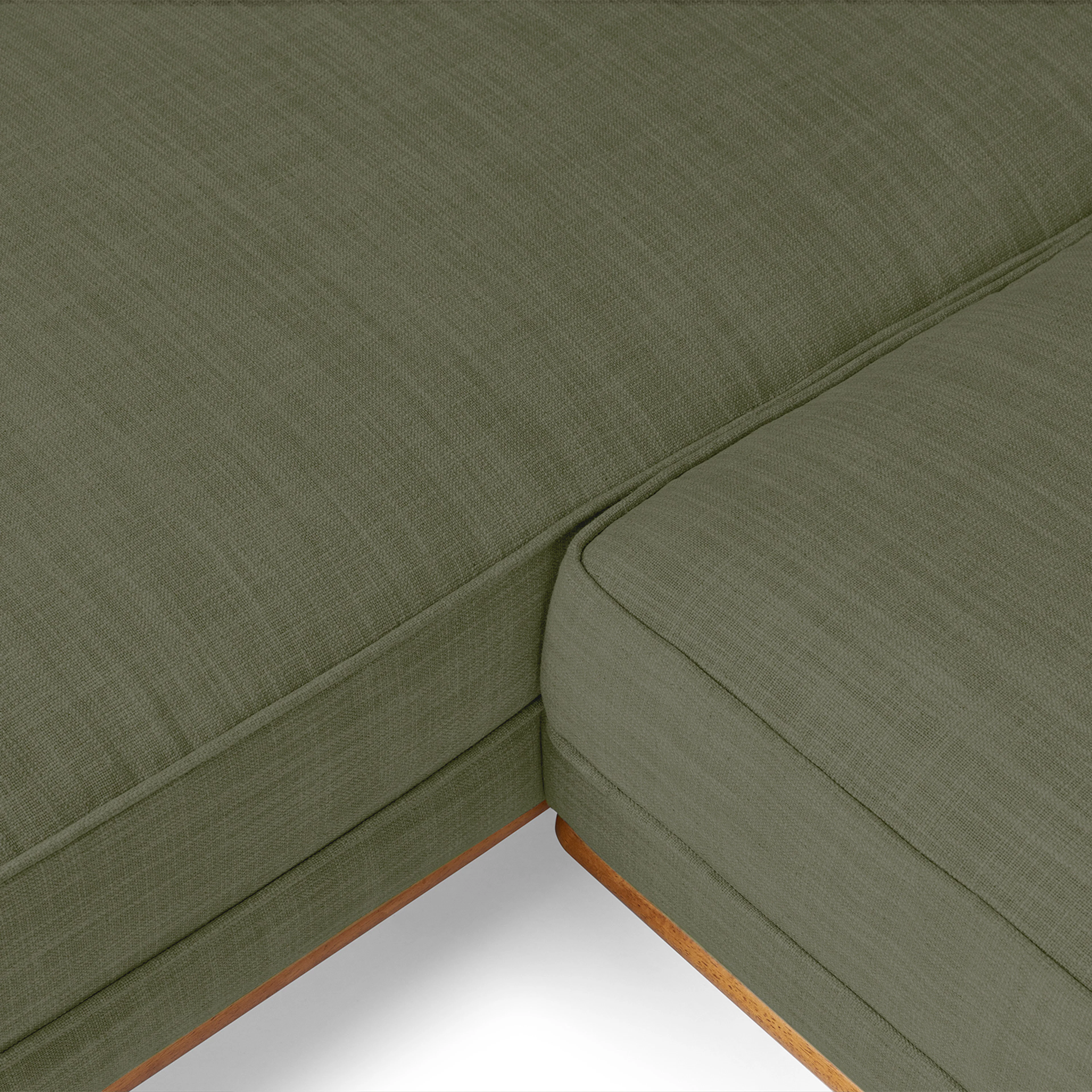 Timber 93" Right Sectional - Olio Green