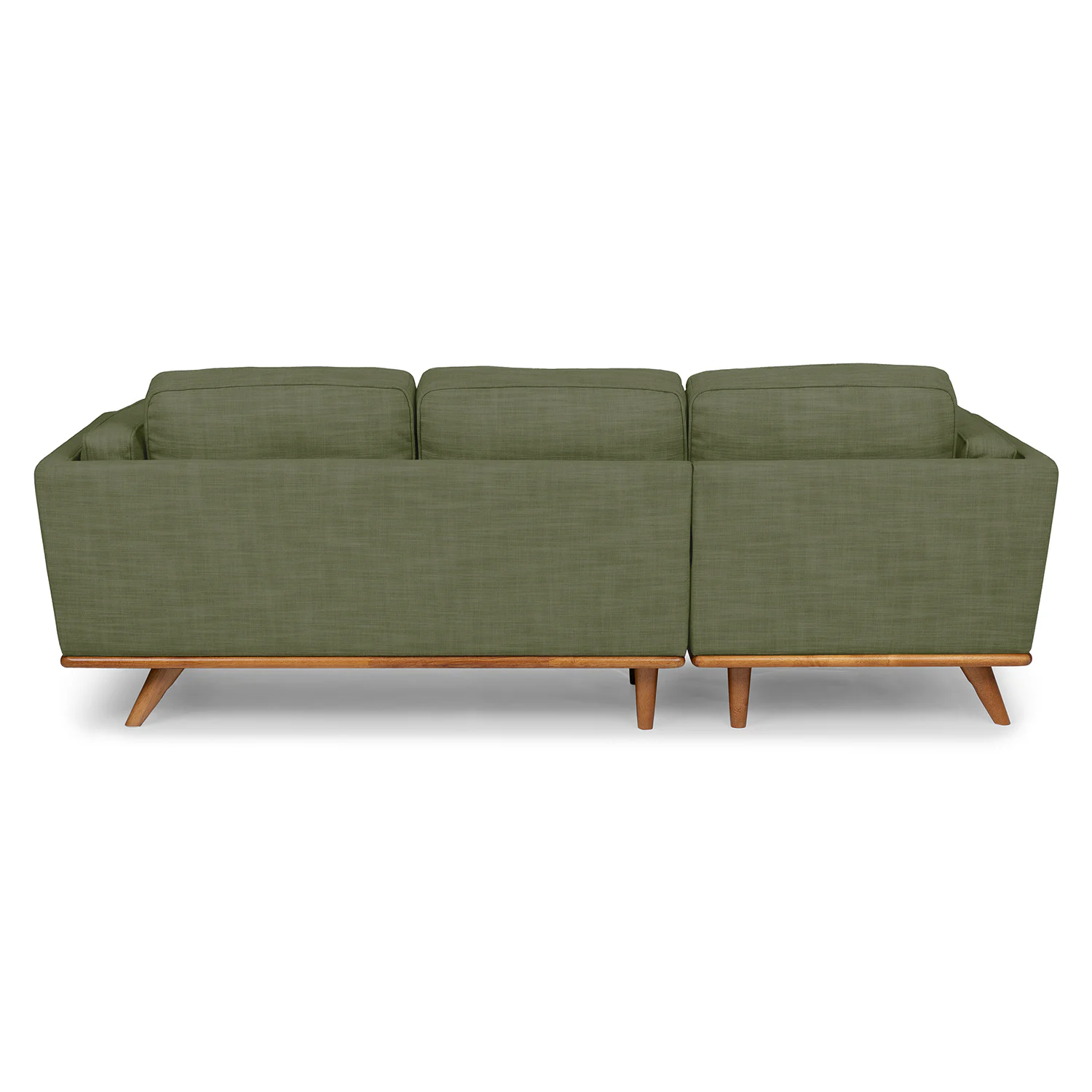 Timber 93" Left Sectional Sofa - Olio Green | Durable Comfort