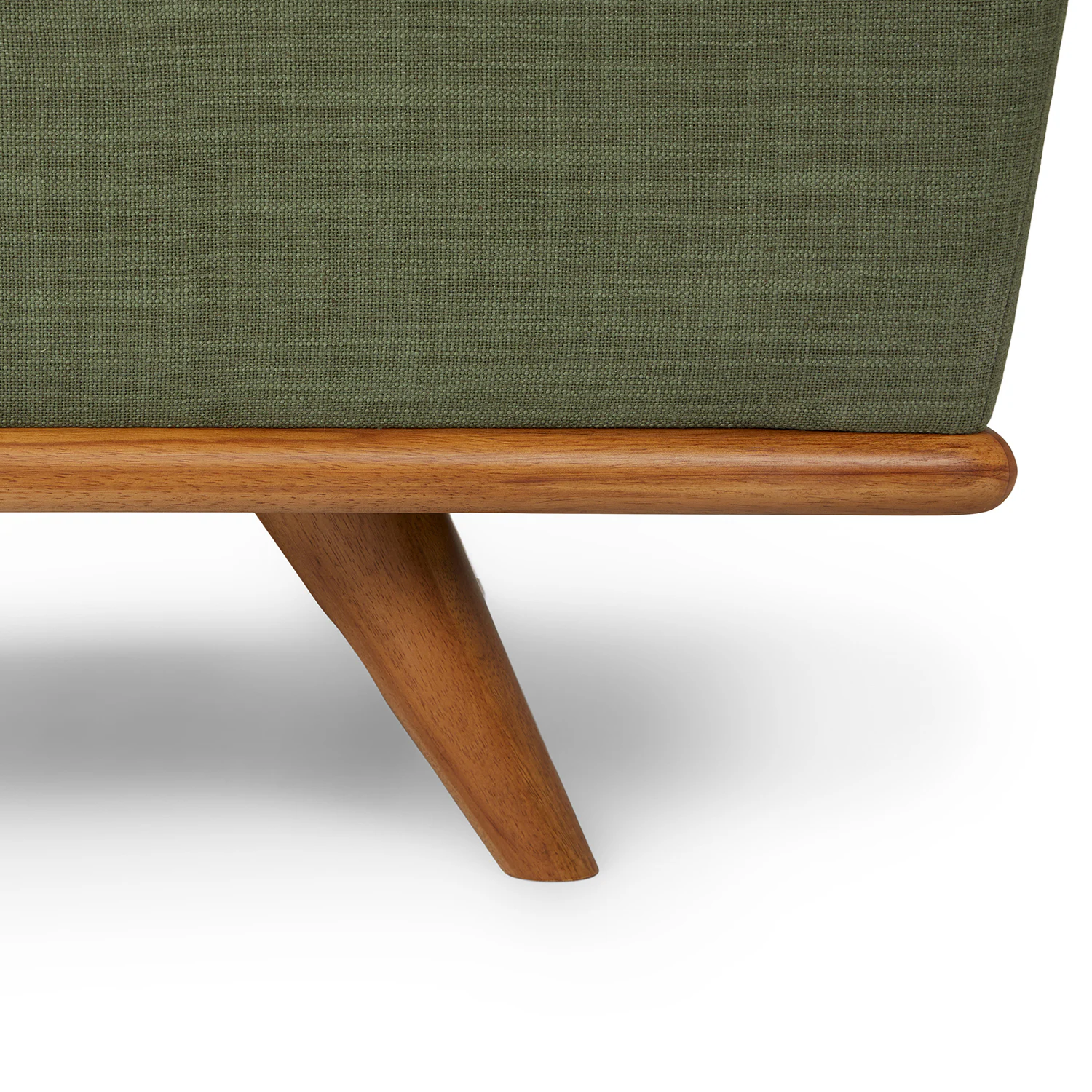 Timber 93" Left Sectional Sofa - Olio Green | Durable Comfort