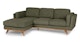 Timber Olio Green Left Sectional - Gallery View 3 of 12.