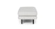 Lappi Serene Gray Ottoman - Gallery View 4 of 9.