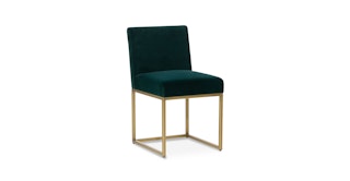 Oscuro Garland Green Dining Chair