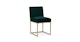 Oscuro Garland Green Dining Chair - Gallery View 1 of 10.