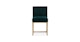 Oscuro Garland Green Dining Chair - Gallery View 2 of 10.